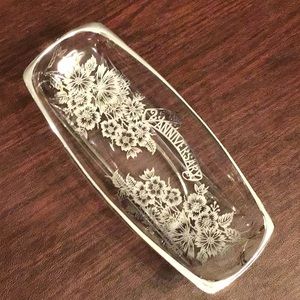 Vintage 25th Anniversary dish & collectible